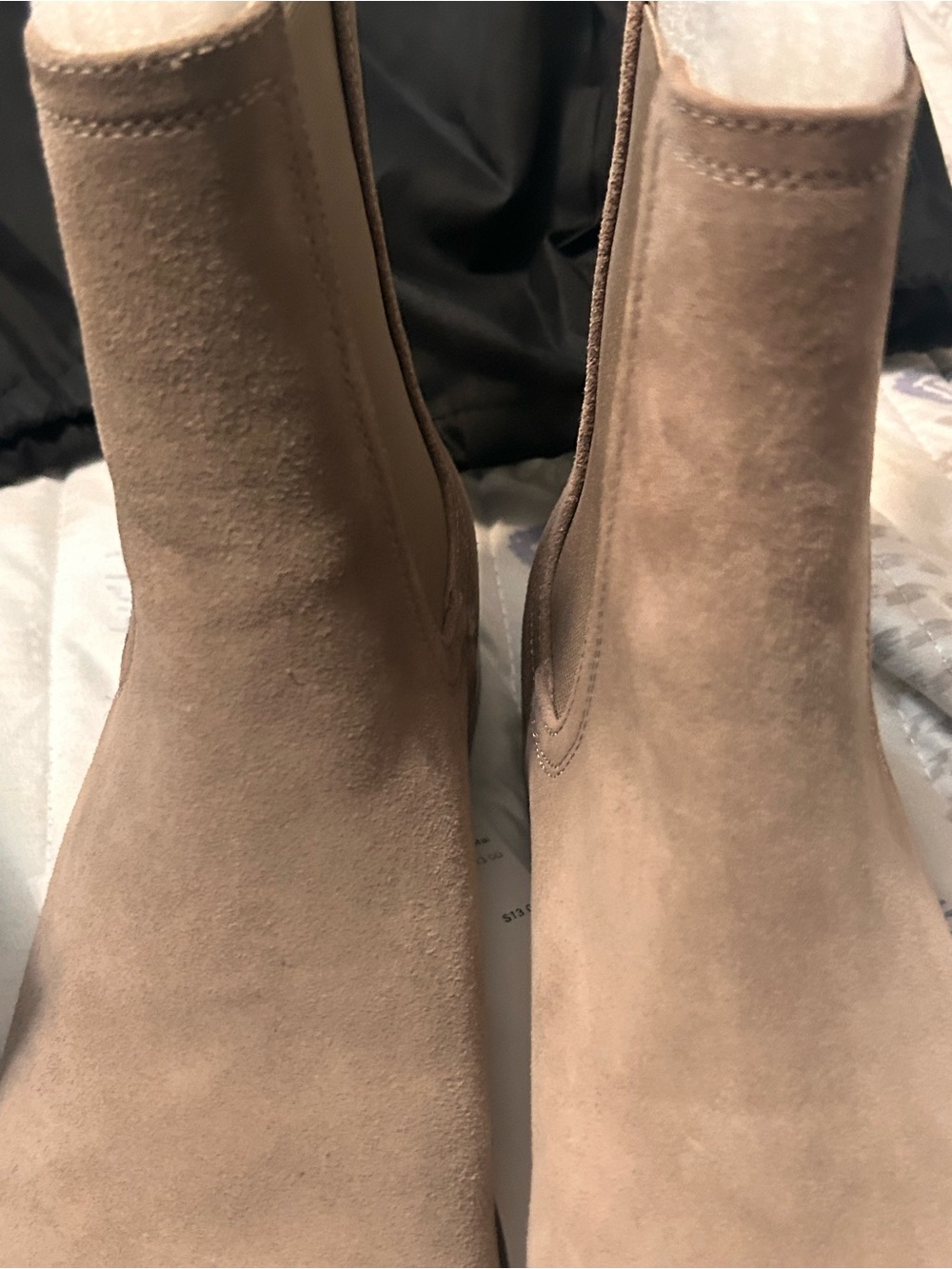 Men's Suede Chukka Boots in Taupe - Picture 4 of 16
